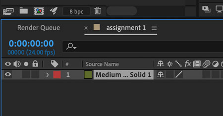 Adobe AfterEffects animation