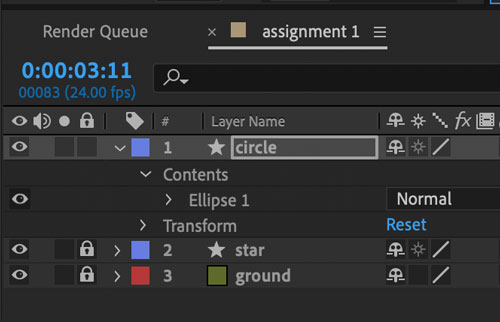 Adobe AfterEffects animation