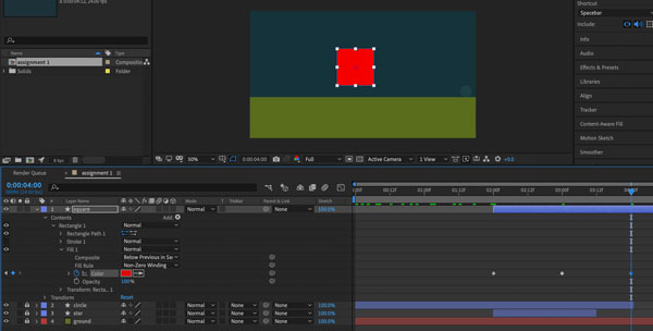 Adobe AfterEffects animation