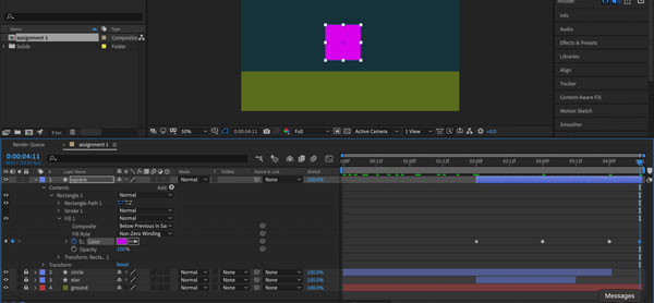 Adobe AfterEffects animation