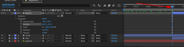 Adobe AfterEffects animation