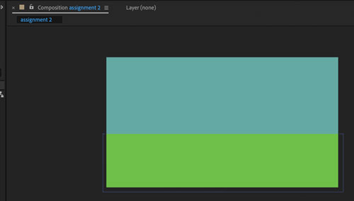 Adobe AfterEffects bouncing ball animation