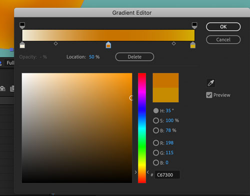 Adobe AfterEffects bouncing ball animation