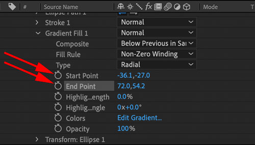 Adobe AfterEffects bouncing ball animation