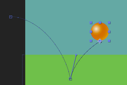 Adobe AfterEffects bouncing ball animation