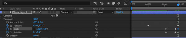 Adobe AfterEffects bouncing ball animation