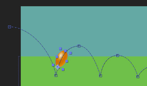 Adobe AfterEffects bouncing ball animation