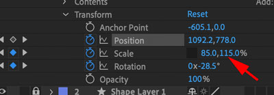 Adobe AfterEffects bouncing ball animation