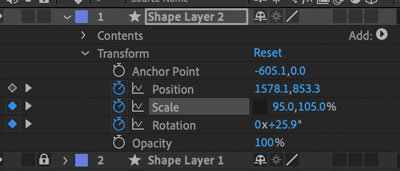 Adobe AfterEffects bouncing ball animation