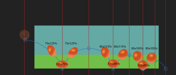 Adobe AfterEffects bouncing ball animation