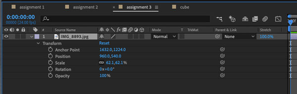 Masks and matte track in Adobe AfterEffects
