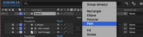 Adobe AfterEffects and Illustrator shape copy/paste