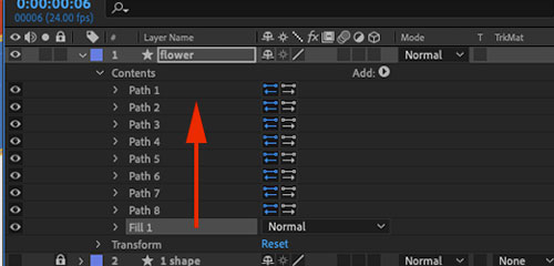 Adobe AfterEffects and Illustrator shape copy/paste