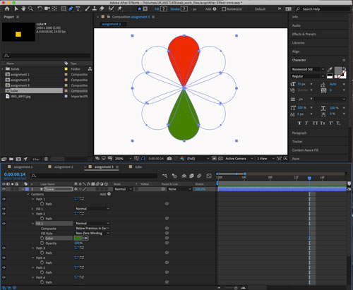 Adobe AfterEffects and Illustrator shape copy/paste