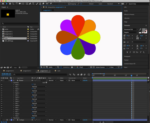 Adobe AfterEffects and Illustrator shape copy/paste