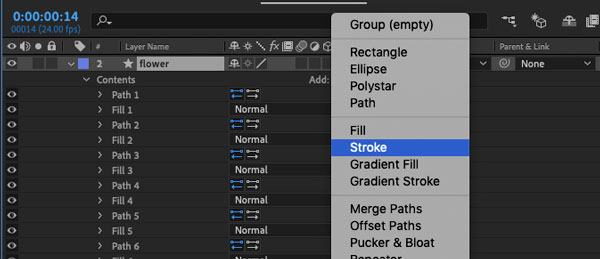 Adobe AfterEffects and Illustrator shape copy/paste