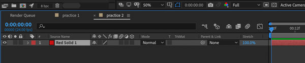 Adobe AfterEffects solids vs shapes