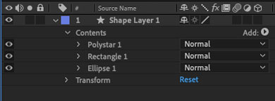 Adobe AfterEffects solids vs shapes
