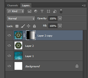 gradient layer mask