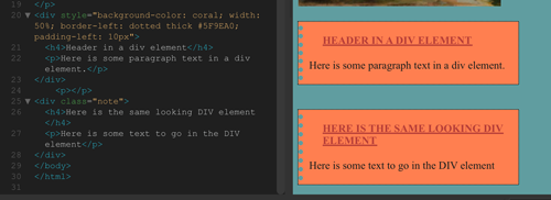 Adobe Dreamweaver: CSS and div