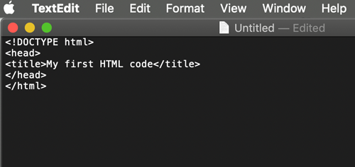 html basics