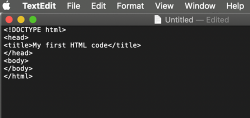 html basics