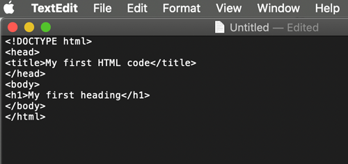 html basics