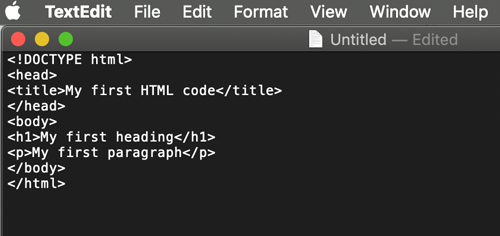 html basics
