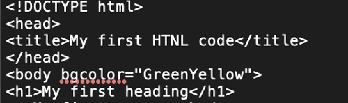 html basics