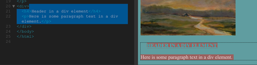 Adobe Dreamweaver: CSS and div