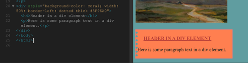 Adobe Dreamweaver: CSS and div