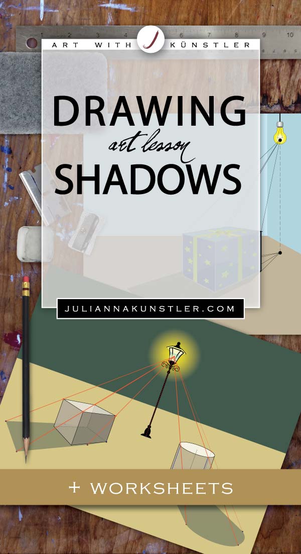 Complete tutorial to draw shadows. Both natural and artificial light sources.