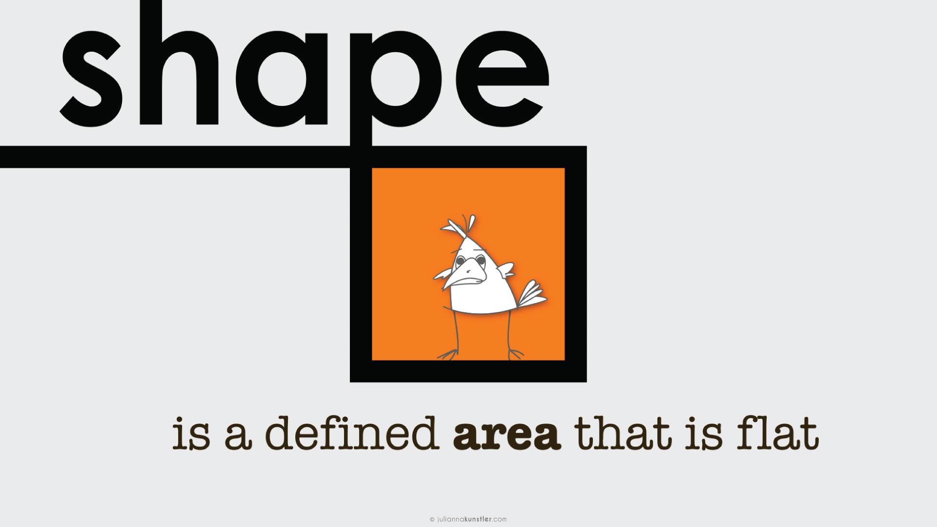 shape as an element of art