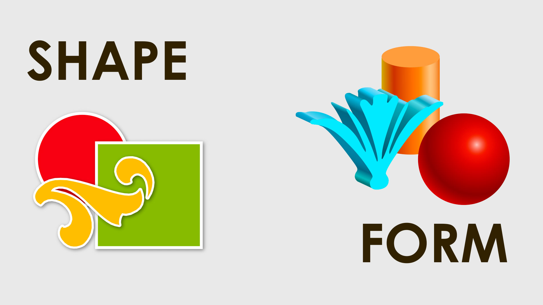 shape as an element of art