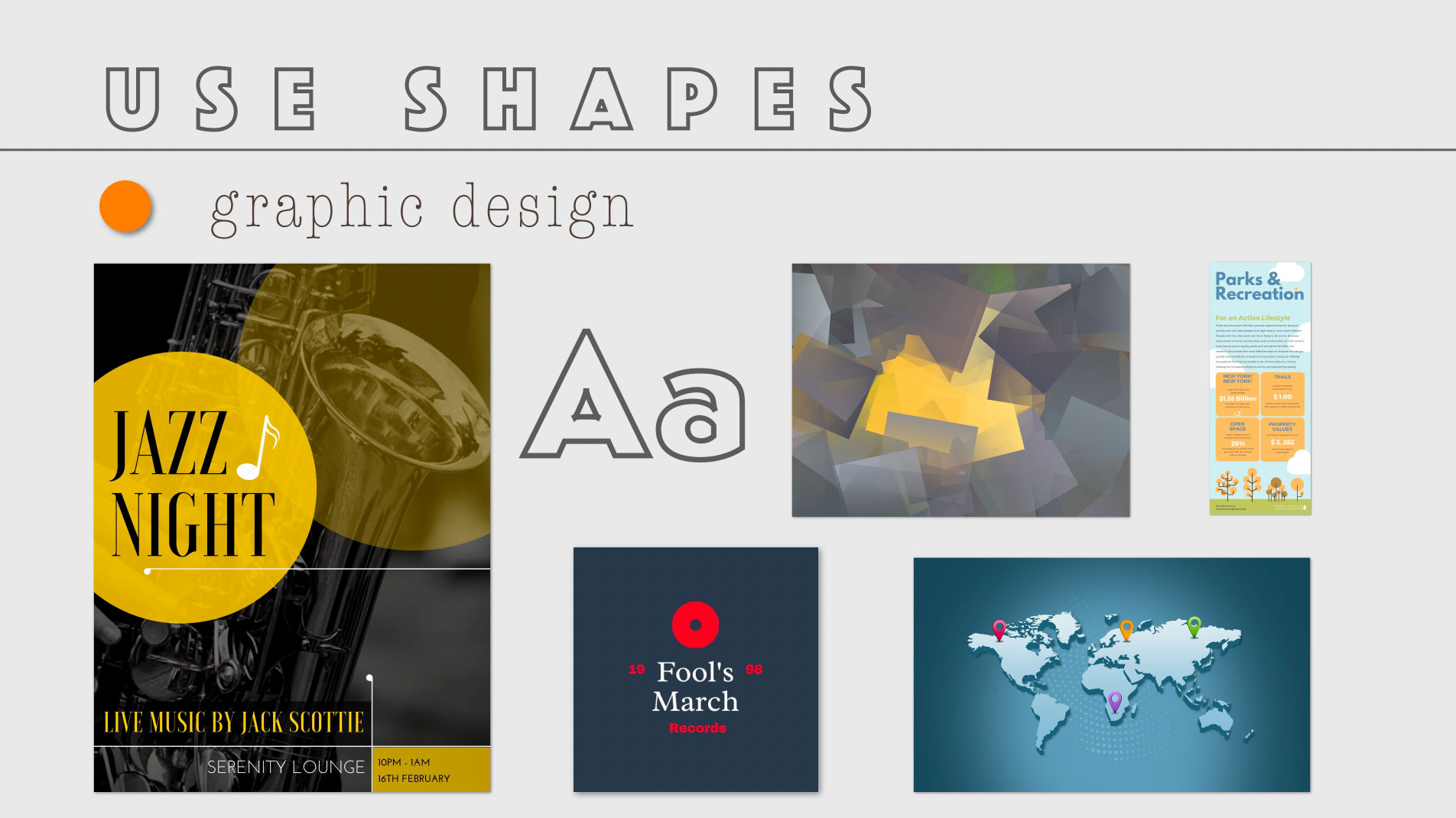 shape as an element of art