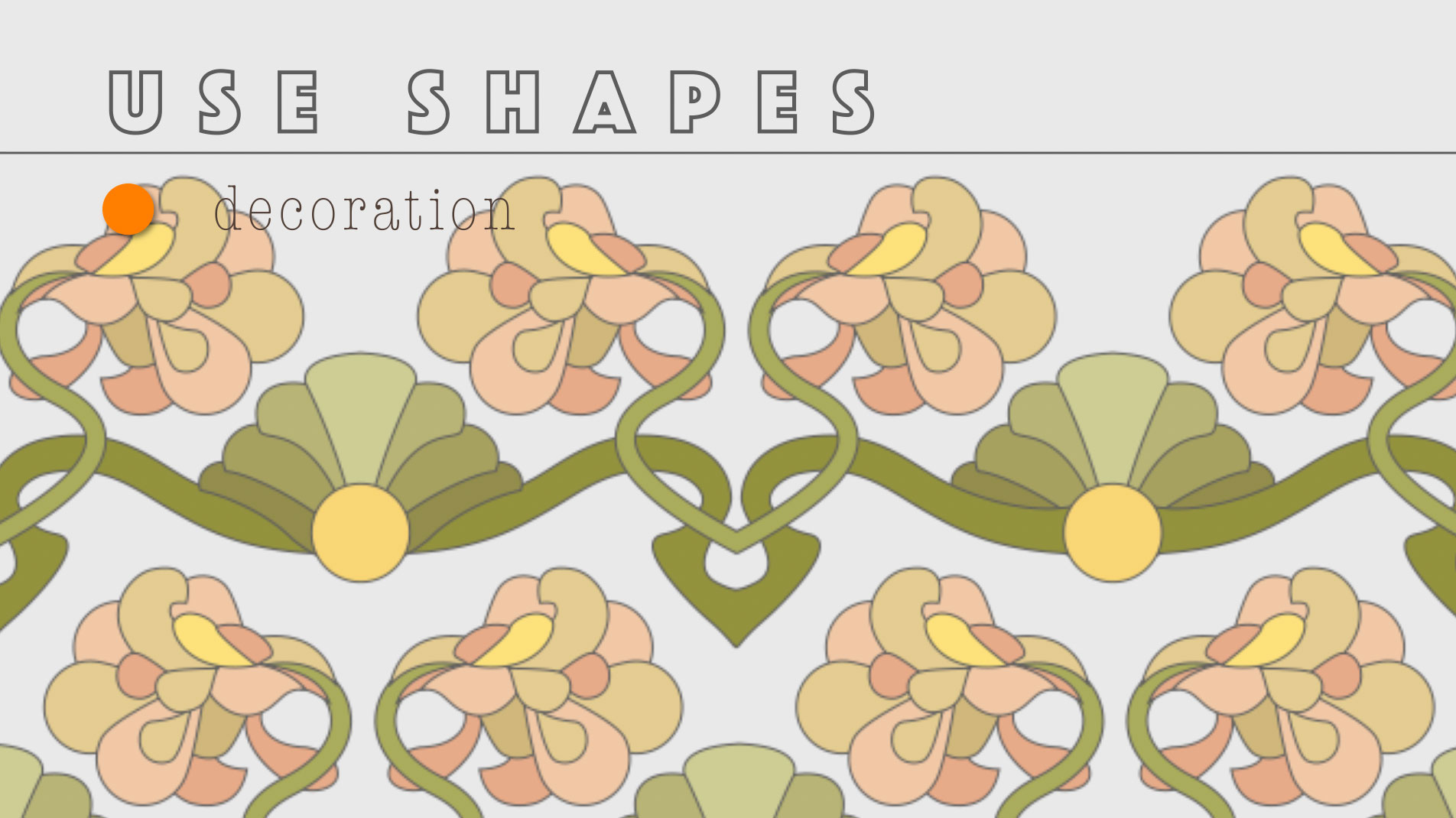 shape as an element of art