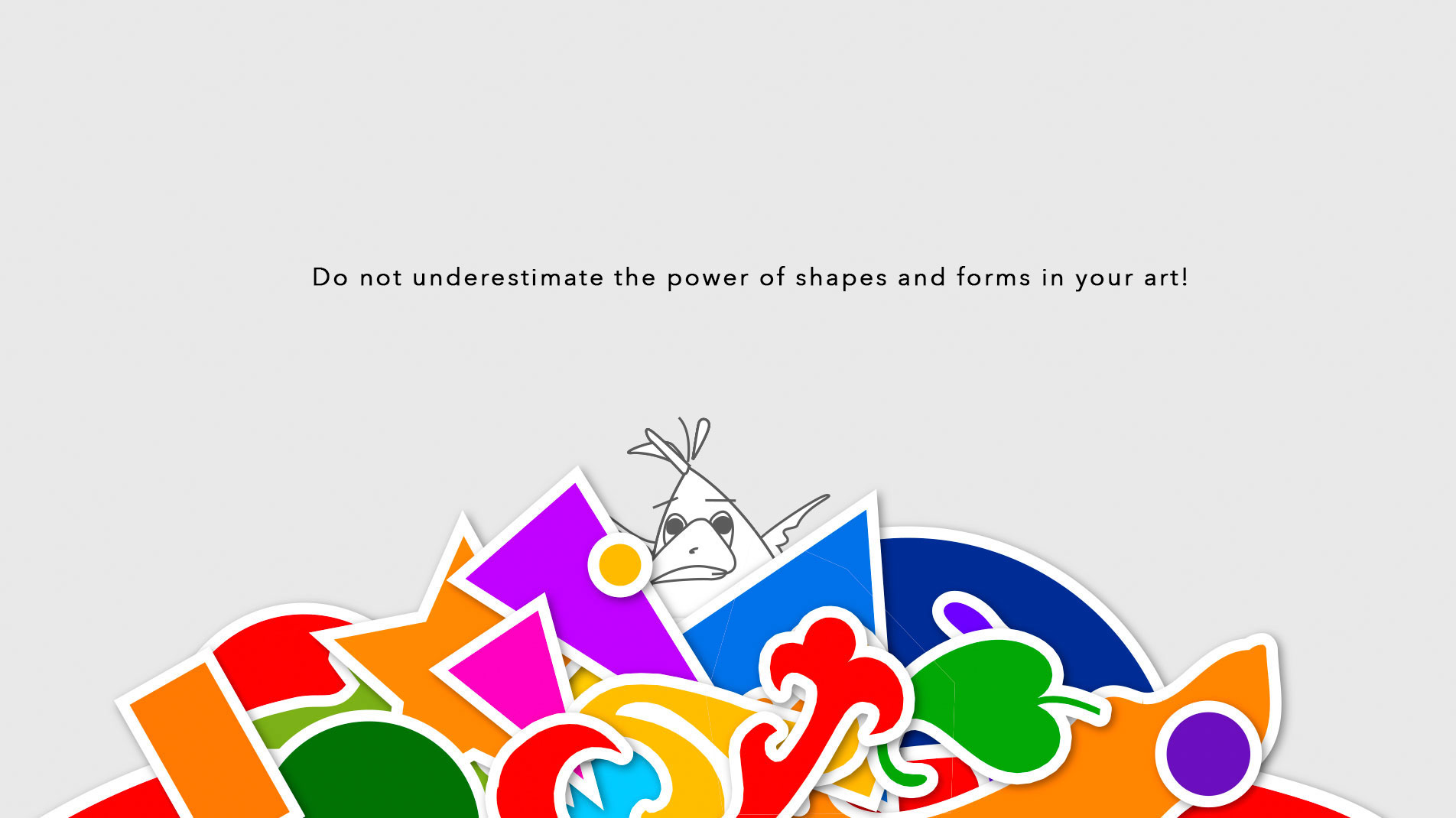 shape as an element of art