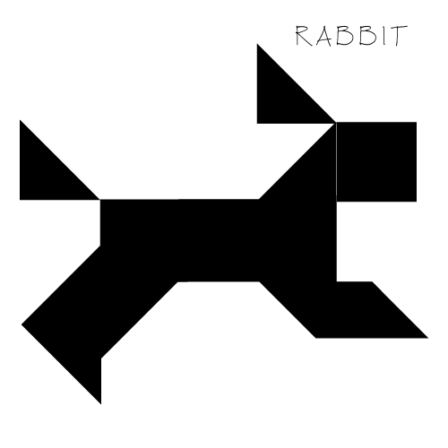 tangram rabbit