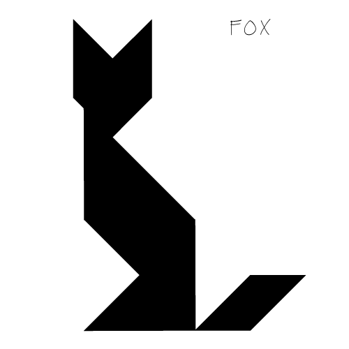 tangram fox