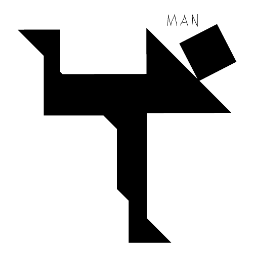 tangram man