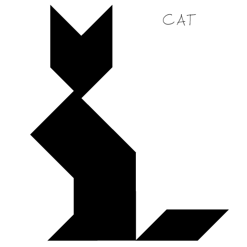 tangram cat