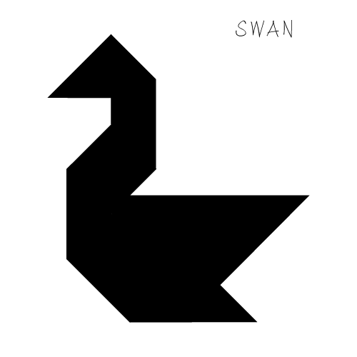 tangram swan