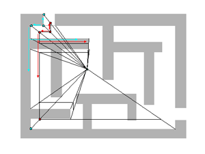 draw maze corner