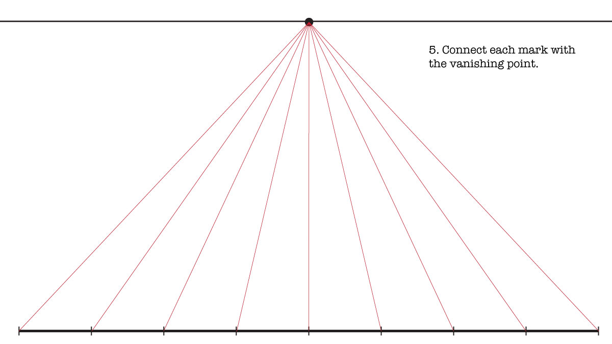 grid in 1 point perspective