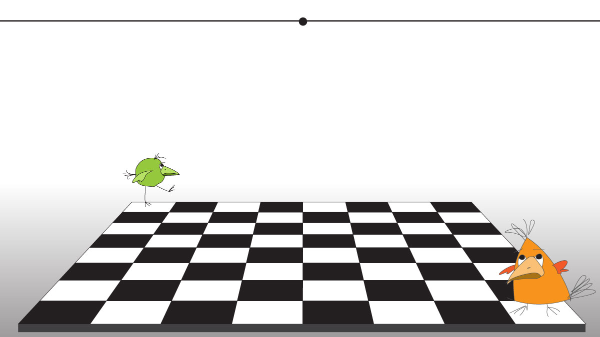 grid in 1 point perspective