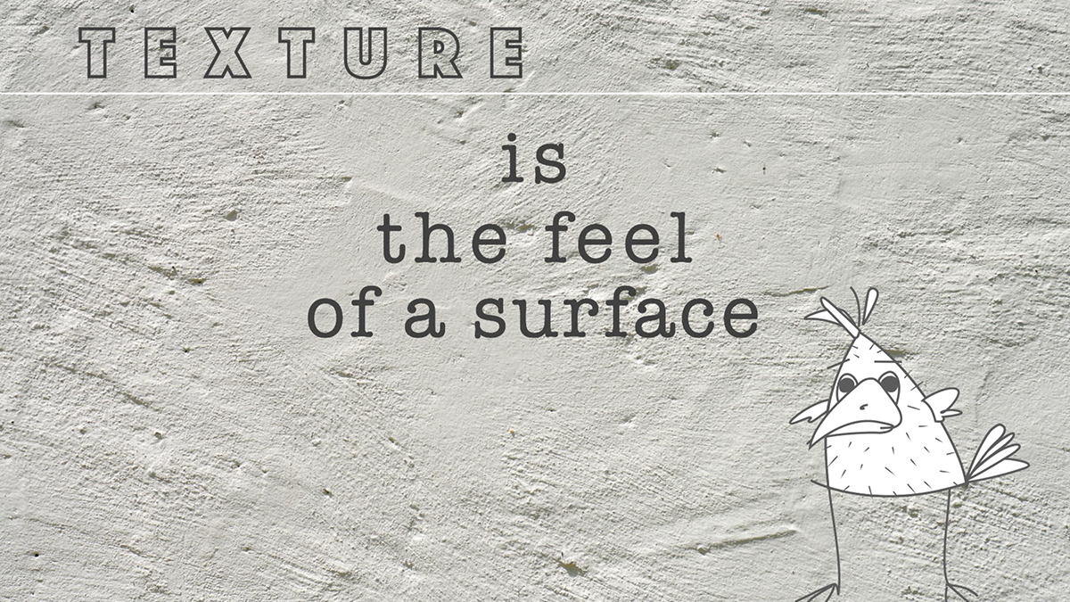 texture as an element of art
