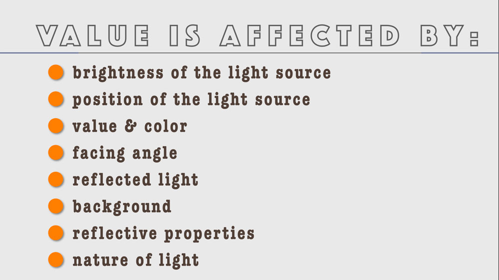 value as an element of art