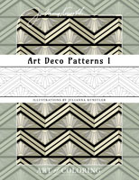 coloring art deco patterns