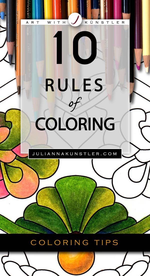 10 rules of coloring