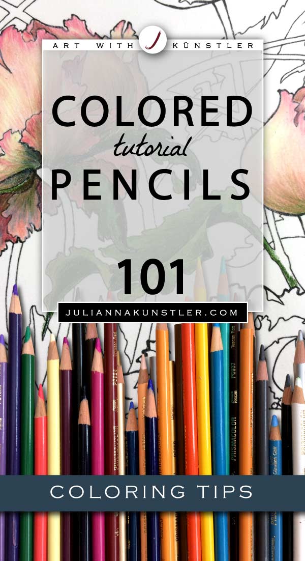 Colored pencils. Basic tips and techniques for all coloring projects.